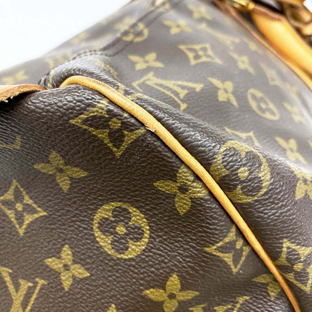 LOUIS VUITTON Brown Monogram Keepall 55 Boston Bag - Picture 8 of 14